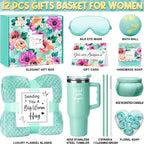 Birthday Gifts For Women Self Care Gifts Get Well Soon Gifts Package Ocean Relaxing Spa Gift Anniversary Gift Basket Kit With Fl