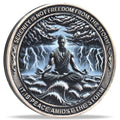 Serenity Peace Within The Storm Sobriety Chip Aa Medallion With Serenity Prayer Perfect For Aa Recovery And Motivation (Single C