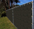 Ifenceview 4'X5' To 4'X100' Black Shade Cloth Fence Privacy Screen Panels Mesh For Yard Garden Deck Balcony Railing (4'X24')