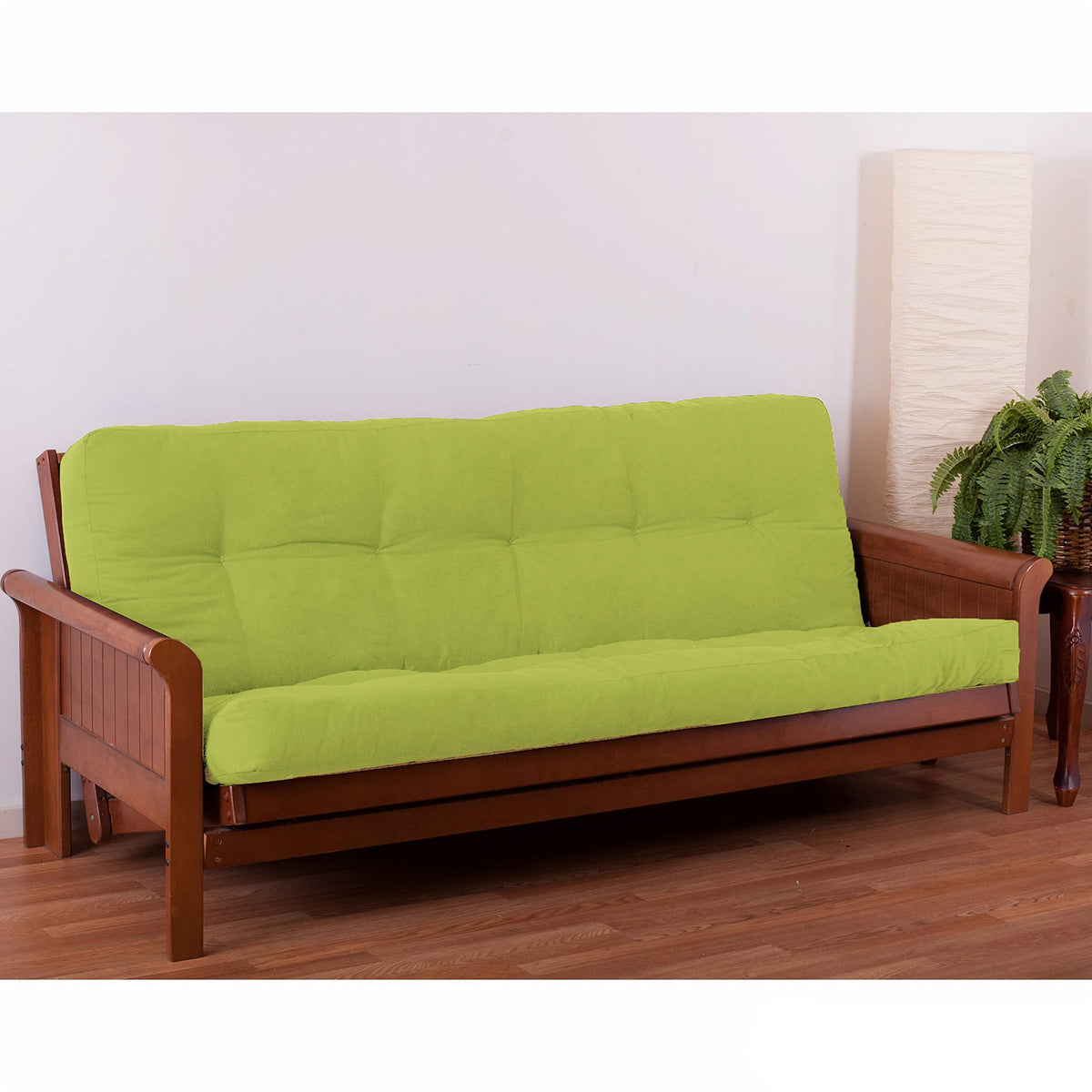 Blazing Needles Renewal 5&quot; Twill Futon Mattress, Full, Mojito Lime