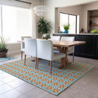 Dalyn Rugs Marlo Mo1 Orange 10' X 14' Indoor Outdoor Area Rug, Easy Clean, Machine Washable, Non Shedding, Bedroom, Living Room,
