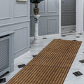 FREADEM Runner Rugs 2' x 39' Indoor Outdoor Carpet Runner, Area Rugs with Anti-Slip Rubber Backing for Aisle Hallway Balcony Gar