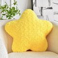 Zcnyclam Star Pillow, 14.9' Star Shaped Plush Pillow For Couch Bed Sofa, Cute Decorative Throw Pillows With Soft Faux Fur Room