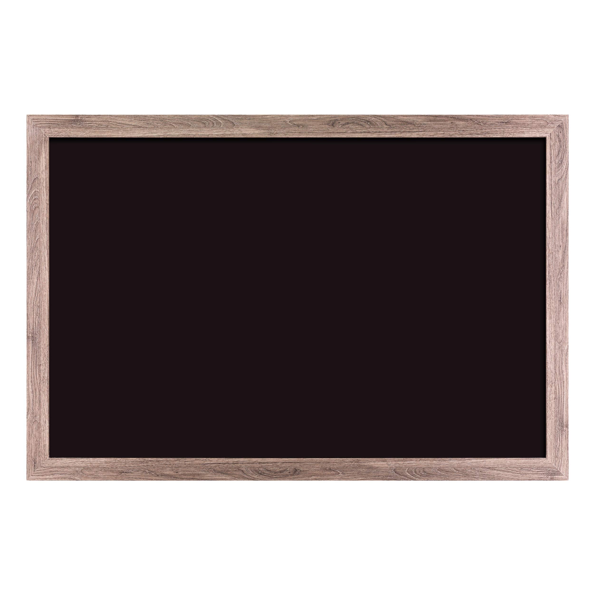 U Brands Magnetic Chalkboard, 36'X24', Rustic Wood Frame, Premium Matte Surface