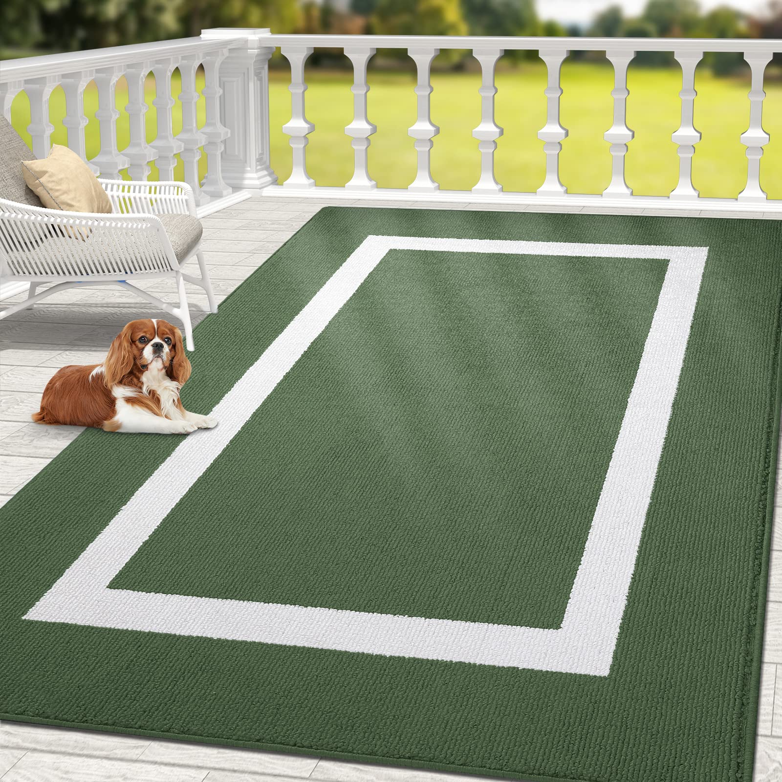 Olanly Indoor Door Mat, 71X47, Non-Slip Absorbent Resist Dirt Entrance Mat, Washable Low-Profile Inside Entry Doormats For Entry