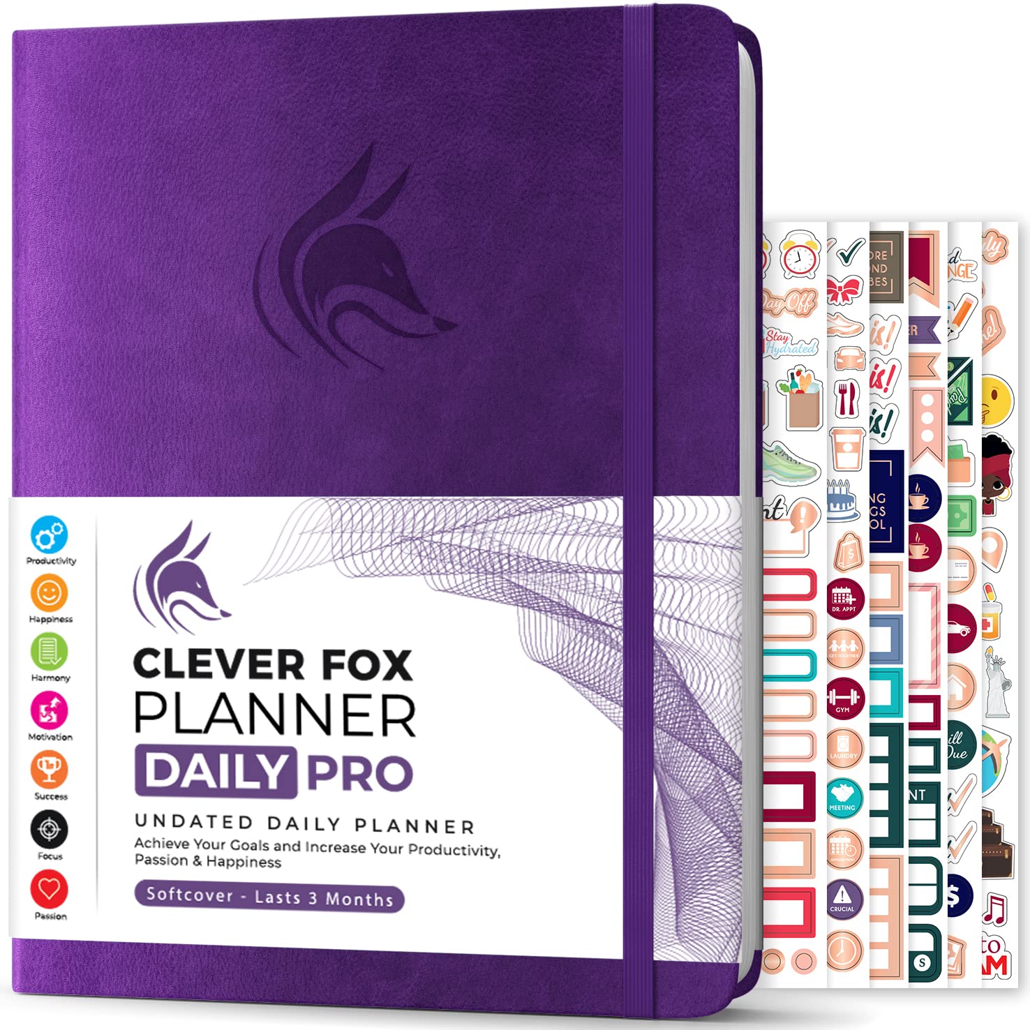 Clever Fox Planner Daily Pro - 8.5 X 11' A4 Size Daily Life Planner And Gratitude Journal To Increase Productivity, Time Manage