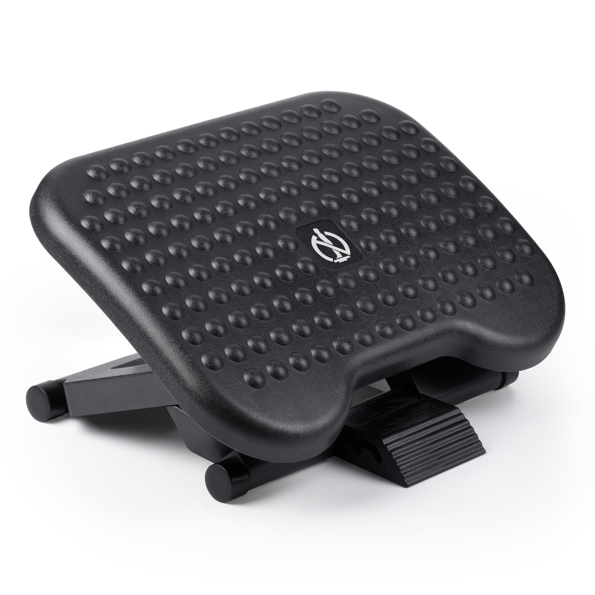 Auslar Foot Rest For Under Desk At Work, Ergonomic Adjustable Foot Rest With Massage Texture Board, Under Desk Foot Stool For Office, Home