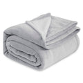 Bedsure Fleece Blanket California King Light Grey - Lightweight Plush Fuzzy Cozy Soft Bed Blanket, 102X96 Inches