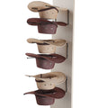 Taozun Cowboy Hat Rack - Cowboy Hat Holder DIY Hat Hangers for Wall Display, Black Hat Holder Organizer, 6 Pieces(A Beautiful Ch