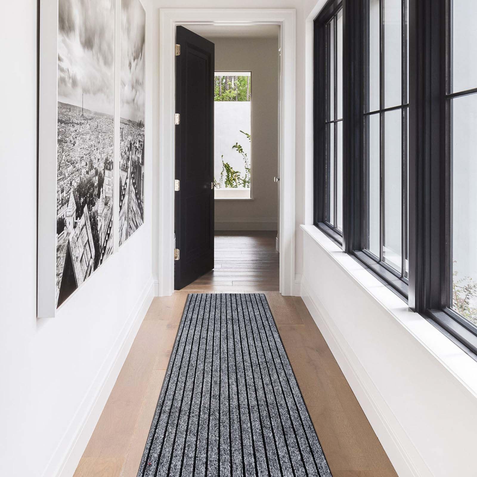 Gotohipi Runner Rug 2'X47'Indoor Outdoor Utility Carpet,Area Rugs With Non Slip Rubber Backing For Hallway Kitchen Entryway Balc