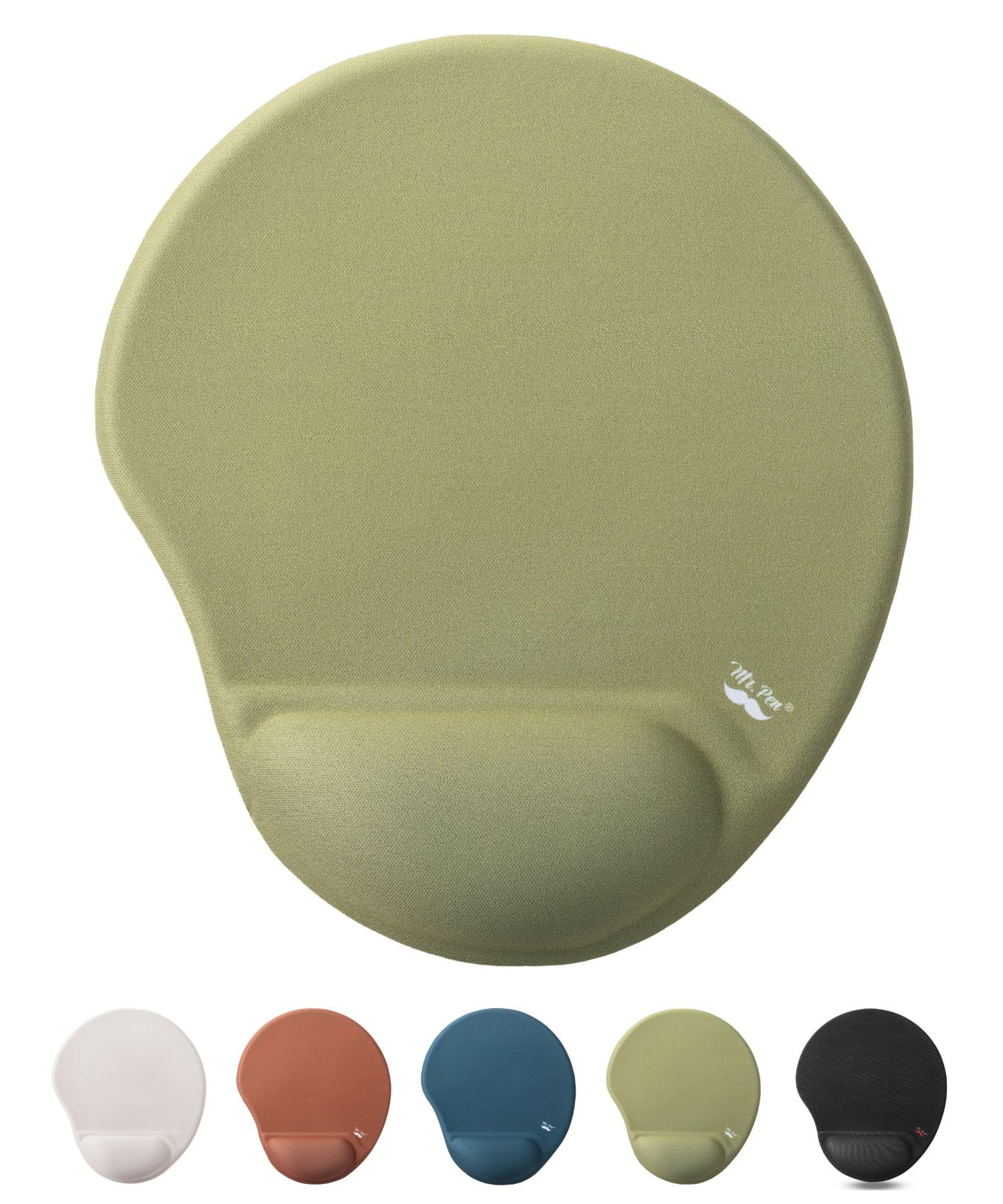 Mr. Pen Ergonomic Mouse Pad With Wrist Support, Green Gel Pad For Gaming