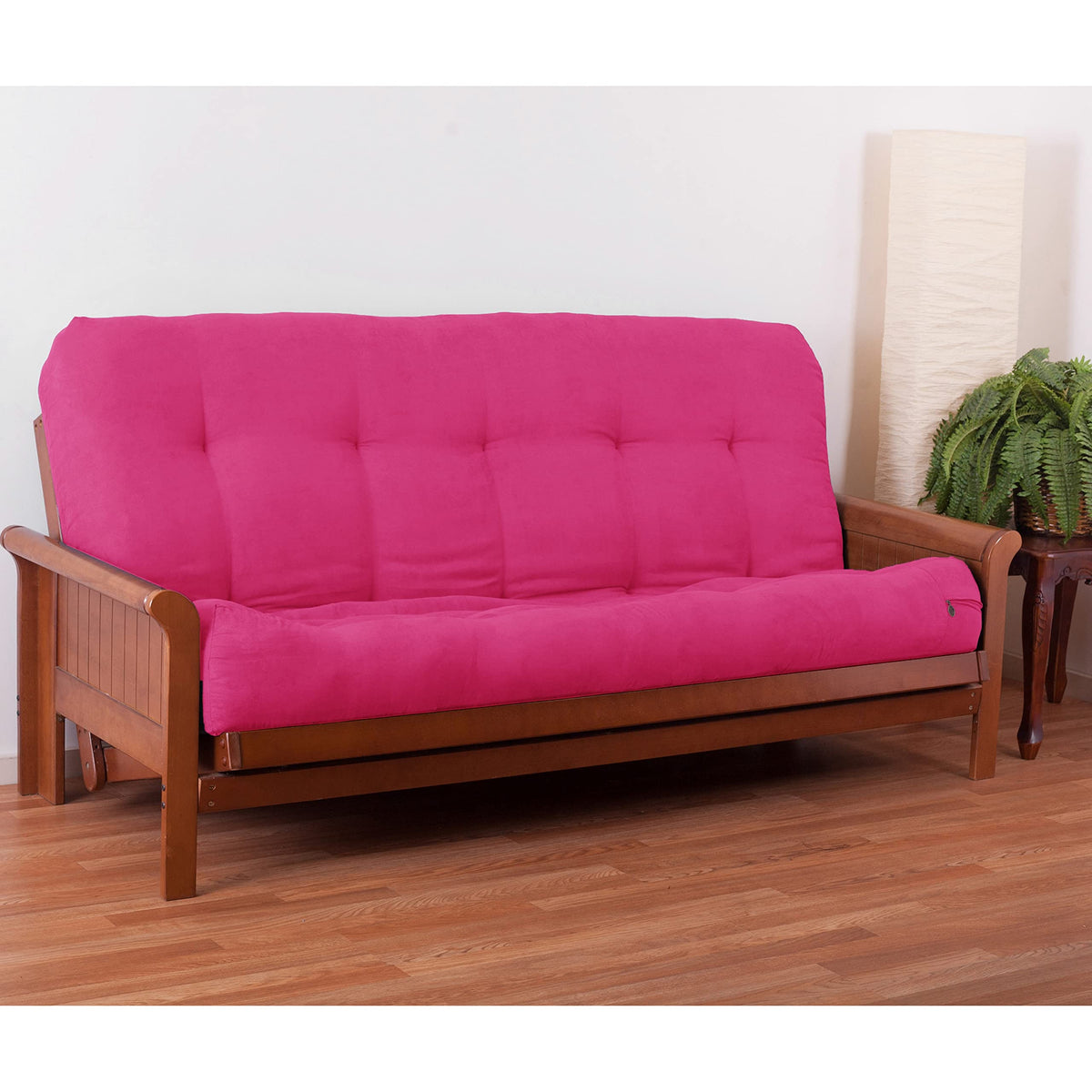 Blazing Needles Vitality 10&quot; Microsuede Futon Mattress, Full, Bery Berry