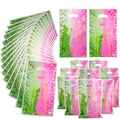 RCRAJE 50PCS Witch Birthday Gift Bags, Pink Crown Party Favor Bag Candy Treat Bag, Pink and Green Evil Spirit Party Decorations 