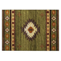 Phoenix Ph4 Green Southwestern Rug Rectangle 9' X 12'