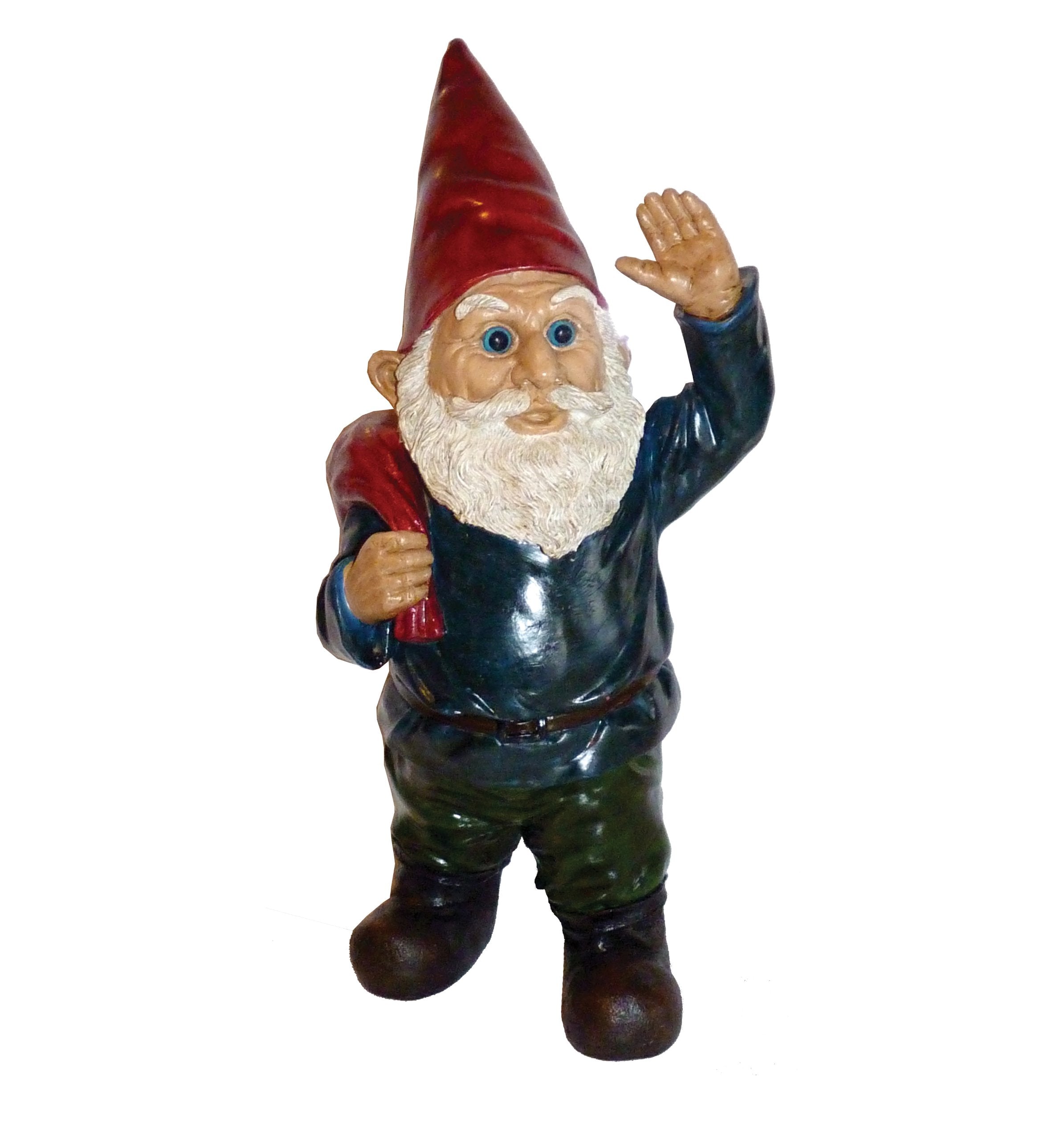 Garrold Gnome Hi Neighbor By Michael Carr Designs - Outdoor Gnome Figurine For Gardens, Patios And Lawns (80043)