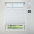 Linen Avenue Cordless Top Down Bottom Up Blackout Cellular Shade 27 1/2 W x 48 H, White