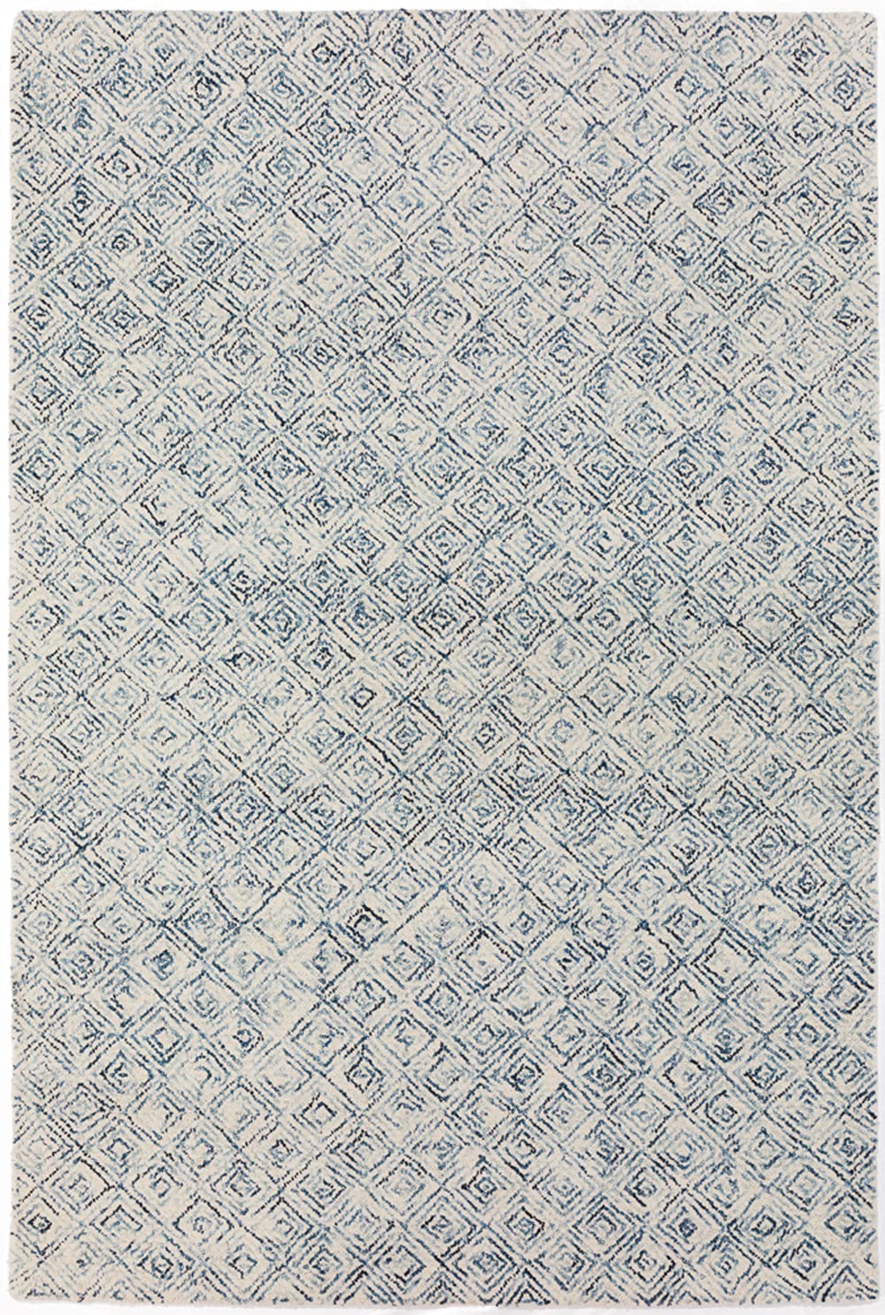 Zoe Zz1 Blue Bohemian Rug Rectangle 5' X 7 ' 6&quot;