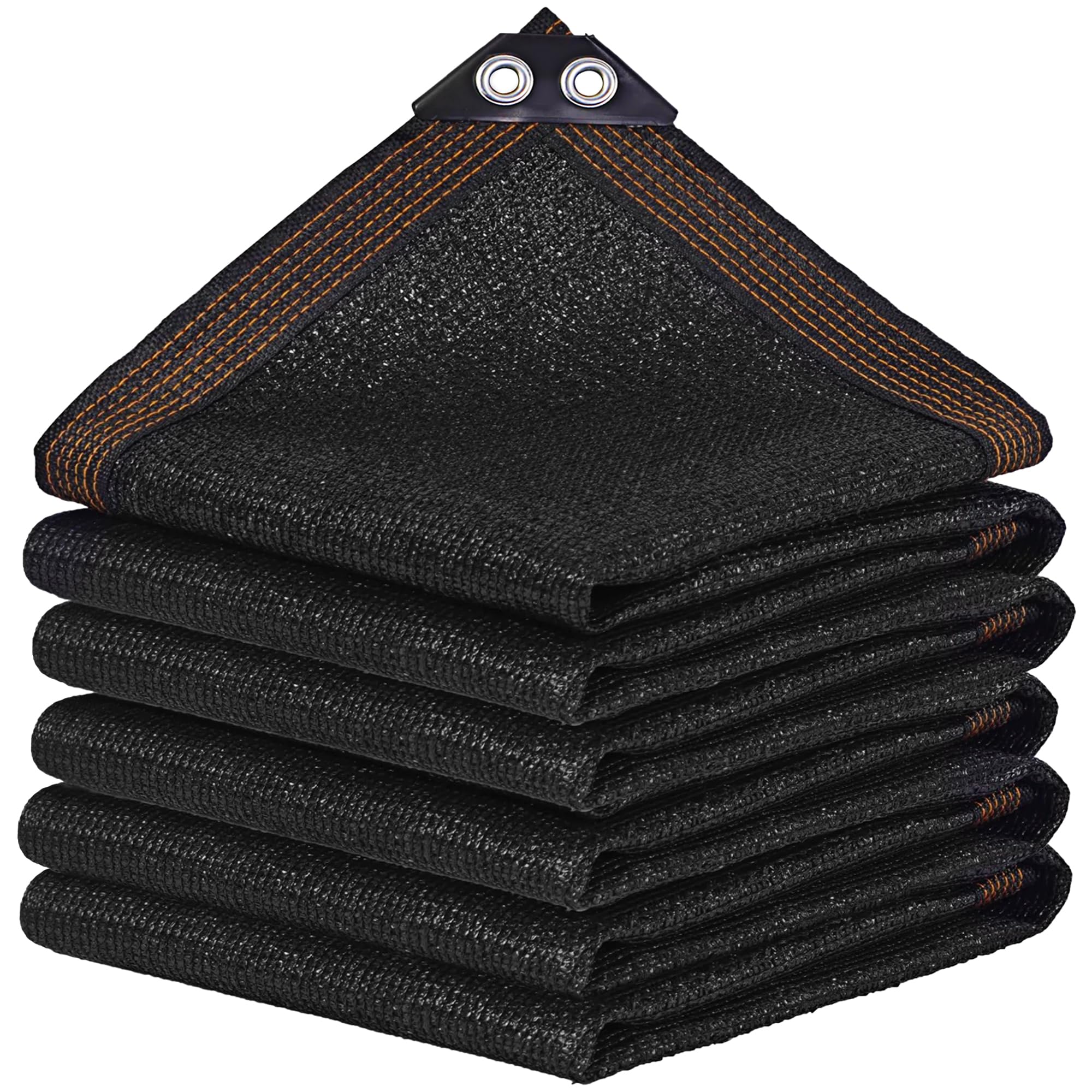 Winemana Black Shade Cloth 70%, 8X20 Ft Mesh Tarp - Garden Shade For Greenhouse, Patio, Vegetables, Plants Cover And Chicken Coo