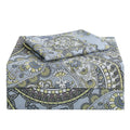 Jsd Paisley Sheet Set Twin Size, 3 Piece Retro Pattern Microfiber Bedding Sheets Extra Deep Pocket