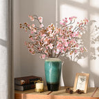 Sunm Boutique Faux Cherry Blossom Branches, Artificial Cherry Blossom Stems Cherry Blossom Flowers Vase Arrangements For Wedding