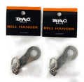Bravo Bells - Skull Wing Bell Hanger Accessory for Biker Motorcycle Riders to Hang Good Luck Riding Bells - Includes Hanger with