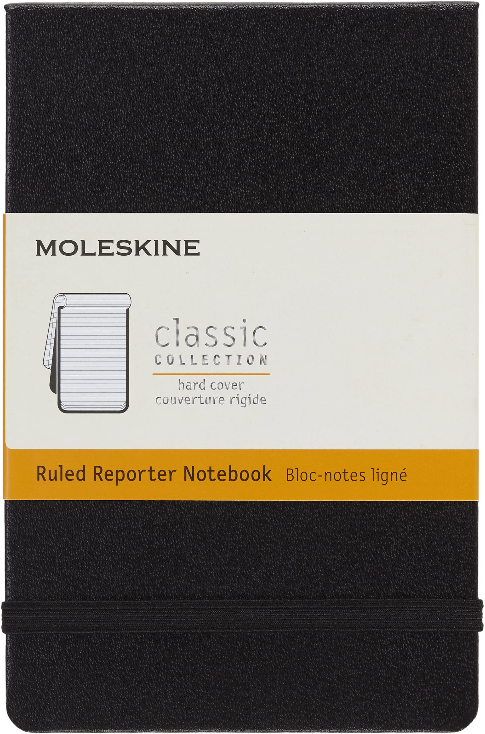 Moleskine Classic Notebook, Hard Cover, Pocket (3.5' X 5.5') Ruled/Lined, Black, 192 Pages