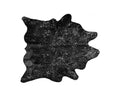 HomeRoots 72' X 84' Black and Gold Cowhide - Area Rug