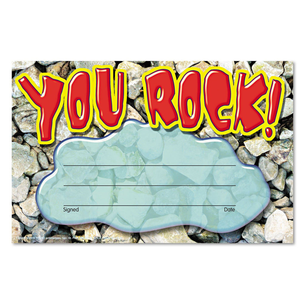 Trend Enterprises, Inc. You Rock! Recognition Awards, 30 Ct