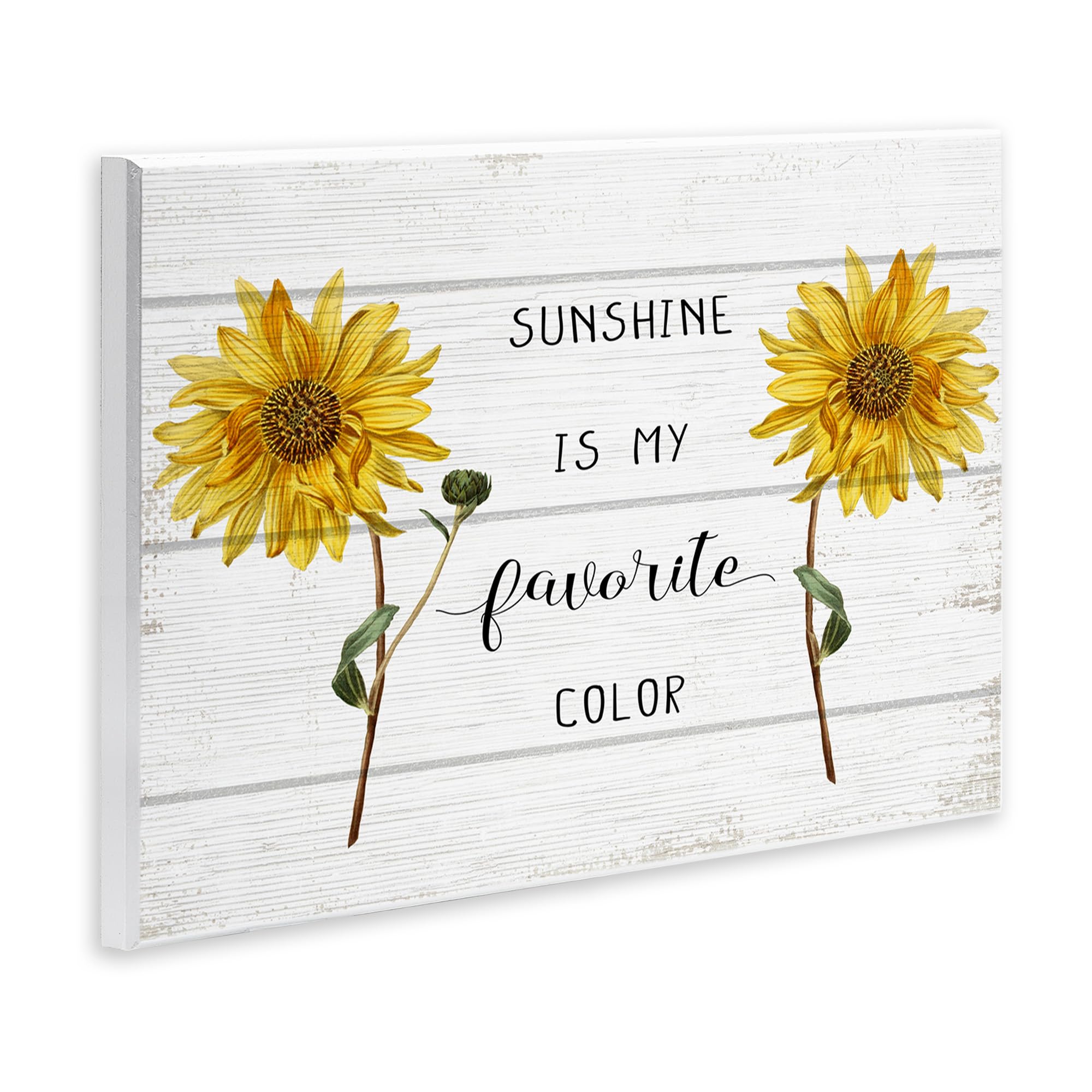 Stupell Industries Sunshine Is My Favorite Color With Sunflower Accents