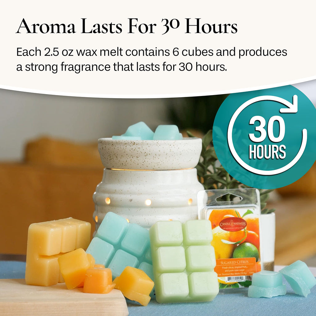 Candle Warmers Etc Classic Wax Melts 2.5Oz, Hot Apple Pie Fragrance (4-Pack) - Each Pack Has X4 2.5 Oz Wax Melts And 30 Hours Of