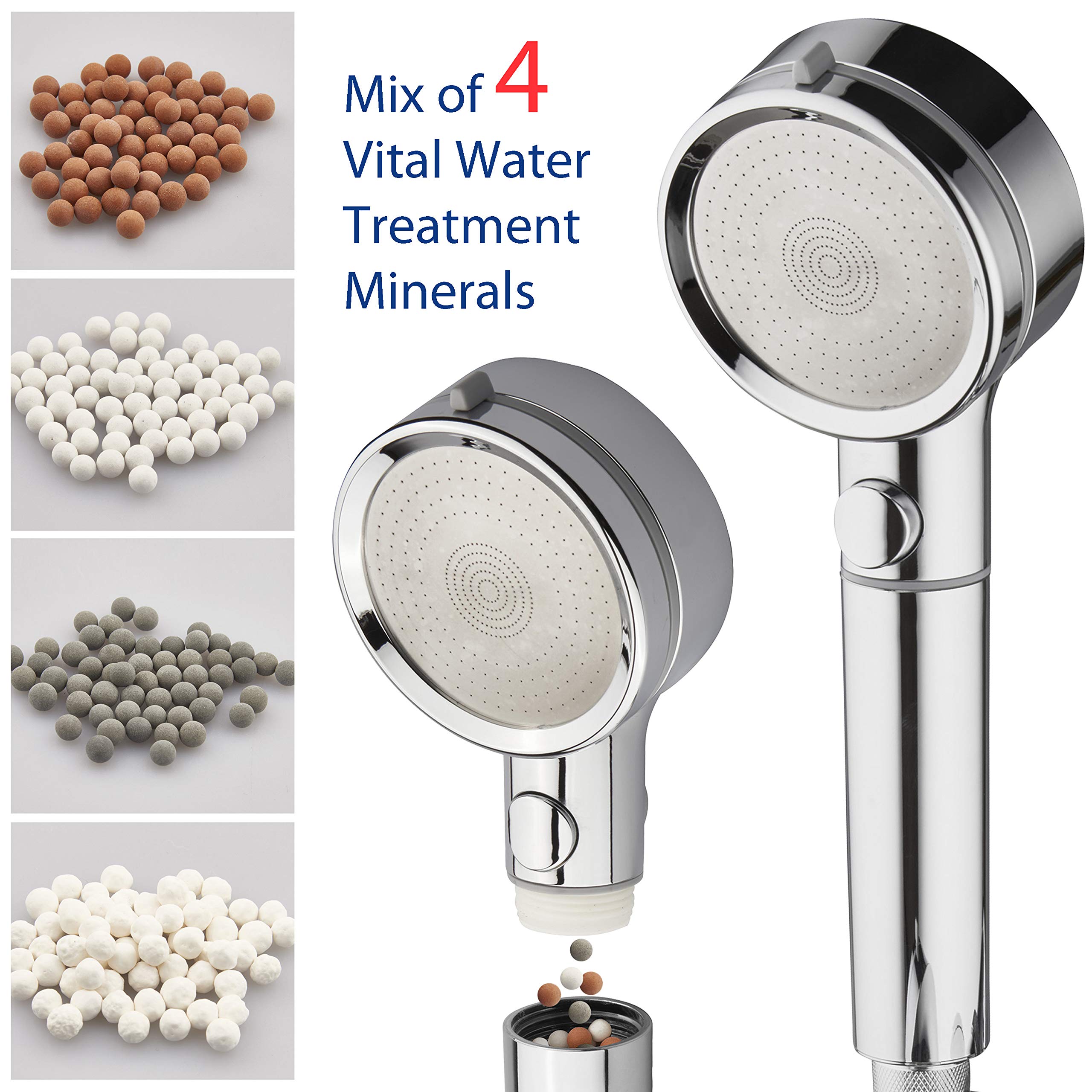 Laserjet 2-Piece Mixed Mineral Stones Replacement Set - Use With Any Laserjet Handheld Shower Head Or Combo - America'S Most Cos