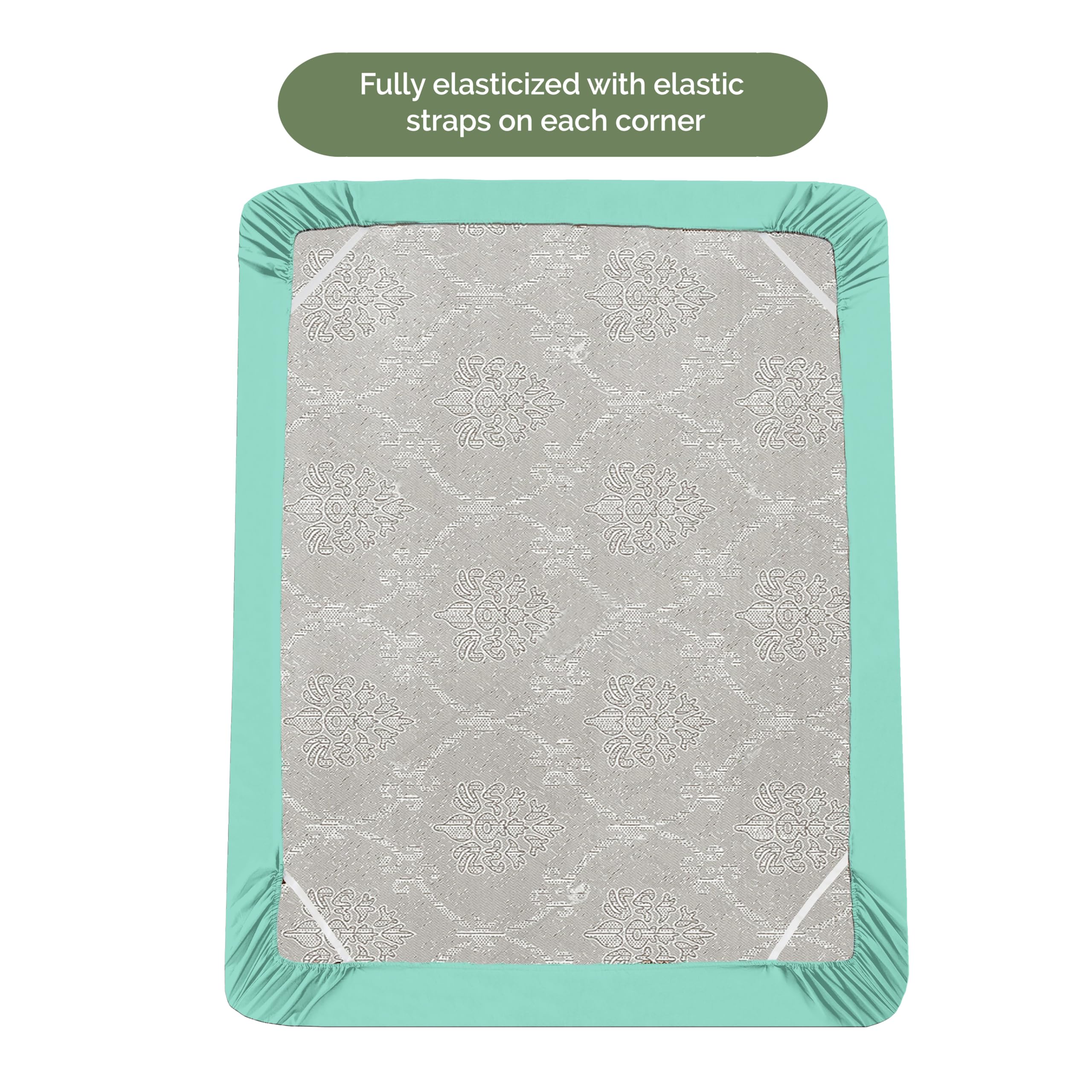 Elegant Comfort 1500 Premium Hotel Quality 18-21 Inches Deep - Extra Deep Pocket Single Fitted Sheet For High Mattress, Luxury And Softest, Smart Pocket - Wrinkle Free, Twin/Twin Xl, Paradise Teal