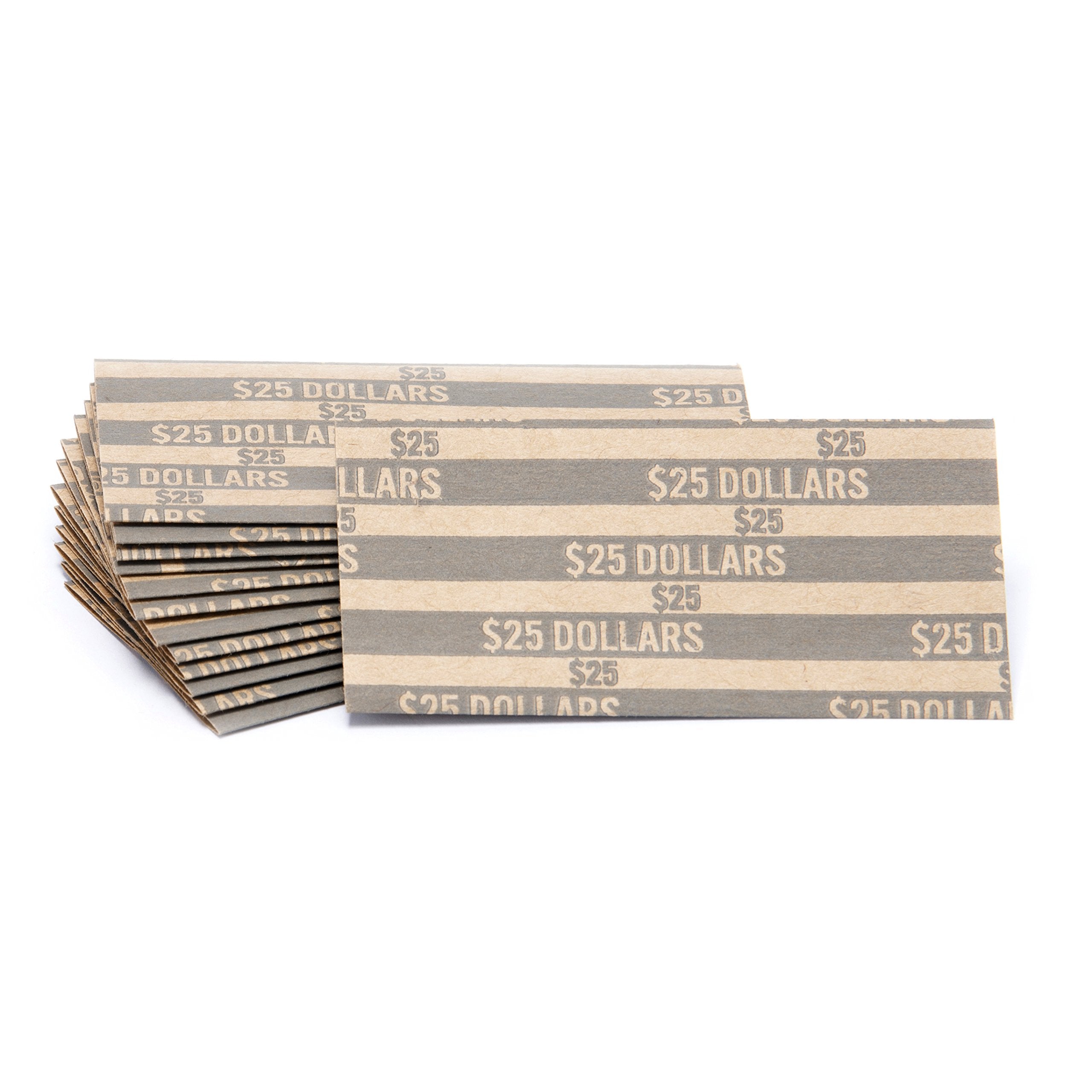 Sacagawea Dollar Coin Wrappers, 1,000 Flat Striped Coin Wrappers/Coin Rolls For Sacagawea Coins