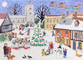 Alison Gardiner Famous Illustrator Unique Traditional Advent Calendar - Designed in England - Quaint English Village for the Mer