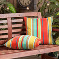 Pyonic Outdoor Pillow Covers Waterproof Throw Pillow Covers Set Of 2,Decorative Square Beach Pillowcase Patio Pillows For Porch