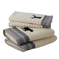 SKL Home Aspen Lodge 2 Bath, 2 Hand Towel Set, Wheat