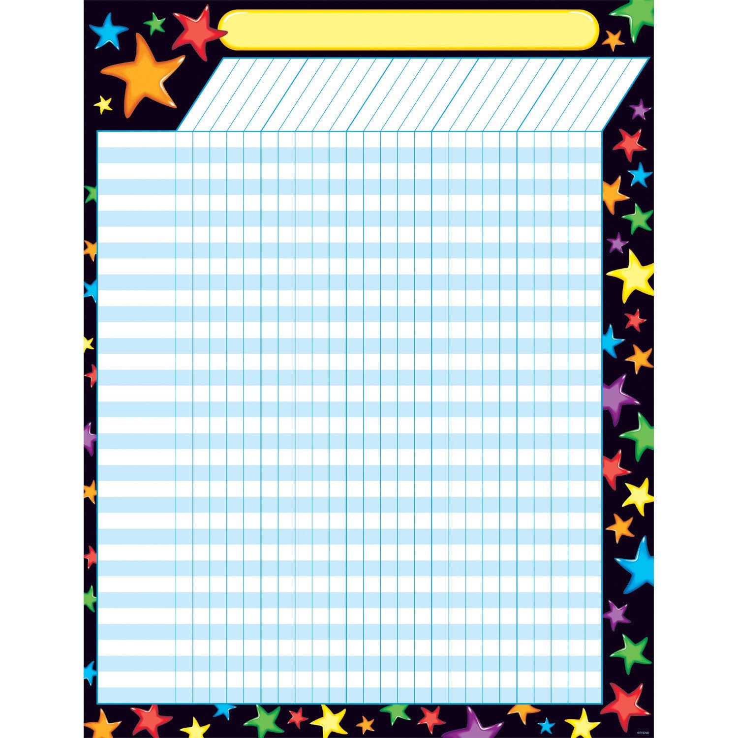 Trend Enterprises, Inc. Gel Stars Incentive Chart, 17' X 22'