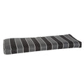 Sorra Home Cbench-Sb Stripes Indoor/Outdoor Bench Cushion-Bristol, 1 Count (Pack Of 1), Sunbrella-Peyton Granite 5 Sq Ft