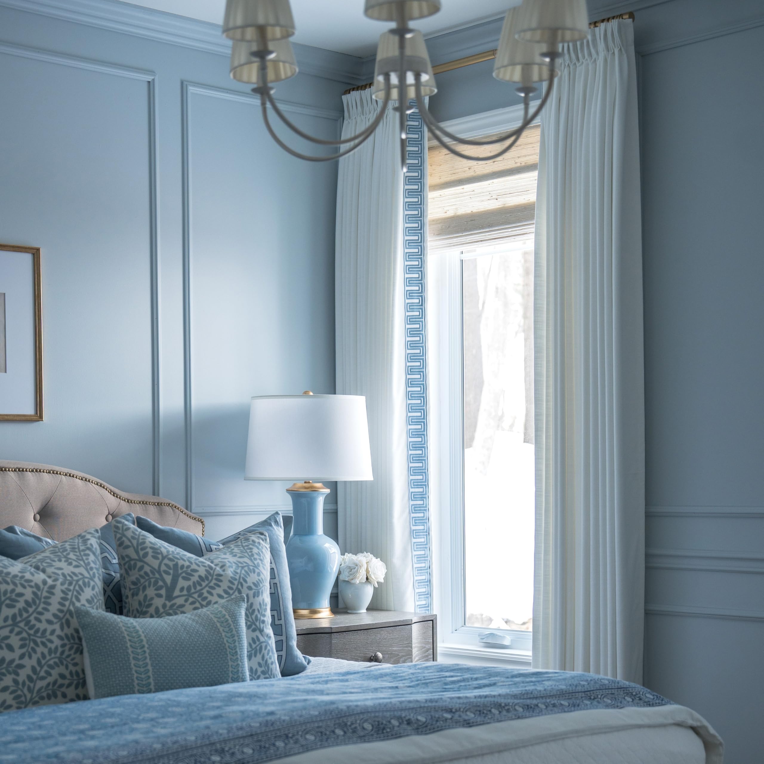 Twopages Liz Linen Curtain Custom Linen Drapery Panel For Living Room Bedroom Patio Door,1 Panel