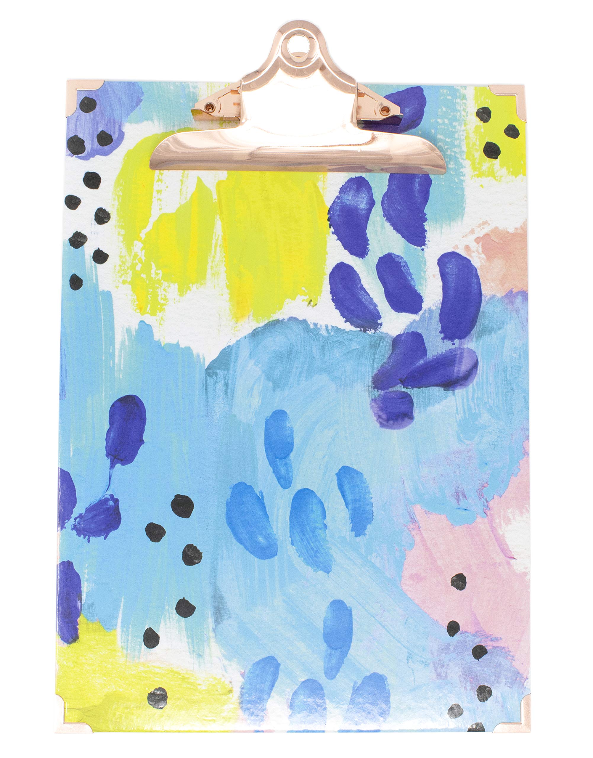 Bloom Daily Planners Letter Size Clipboard - Standard A4 (9    Wide X 12.5' Tall) Cute Decorative Clip Board For Students, Nurs