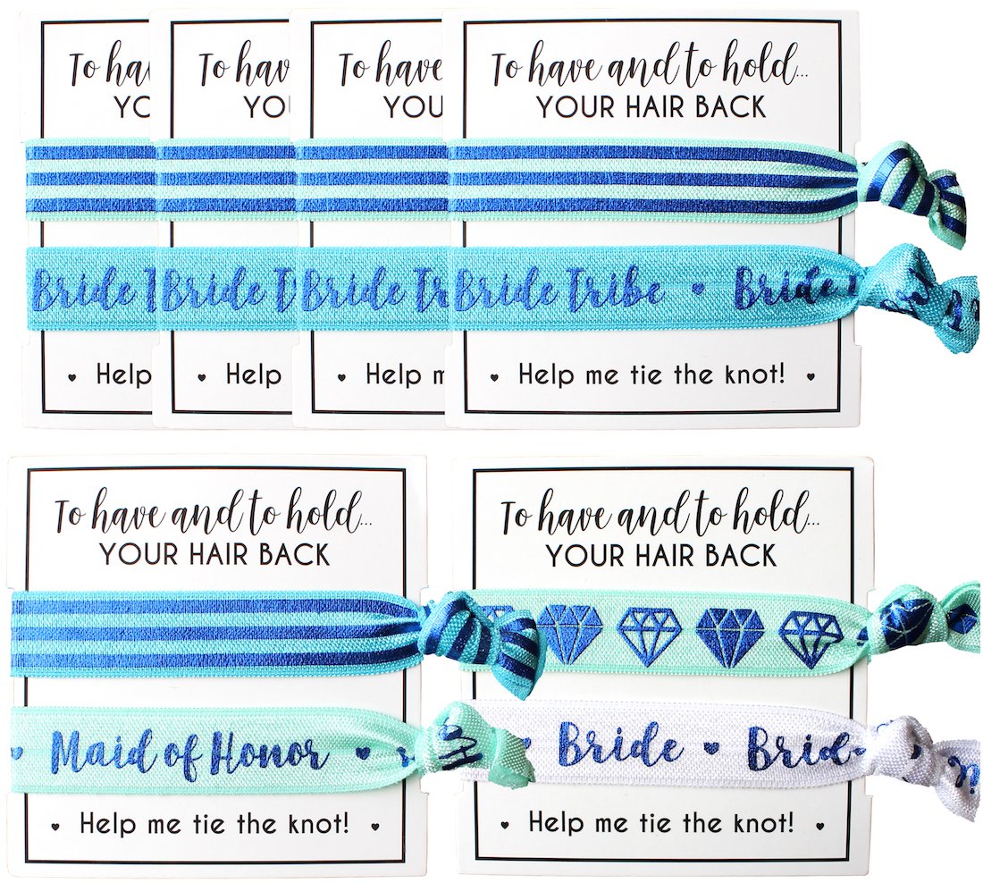 Bride Tribe Hair Tie Cards. to Have and to Hold, Your Hair Back. Help Me Tie The Knot. Bachelorette, Wedding Shower, Party Favor