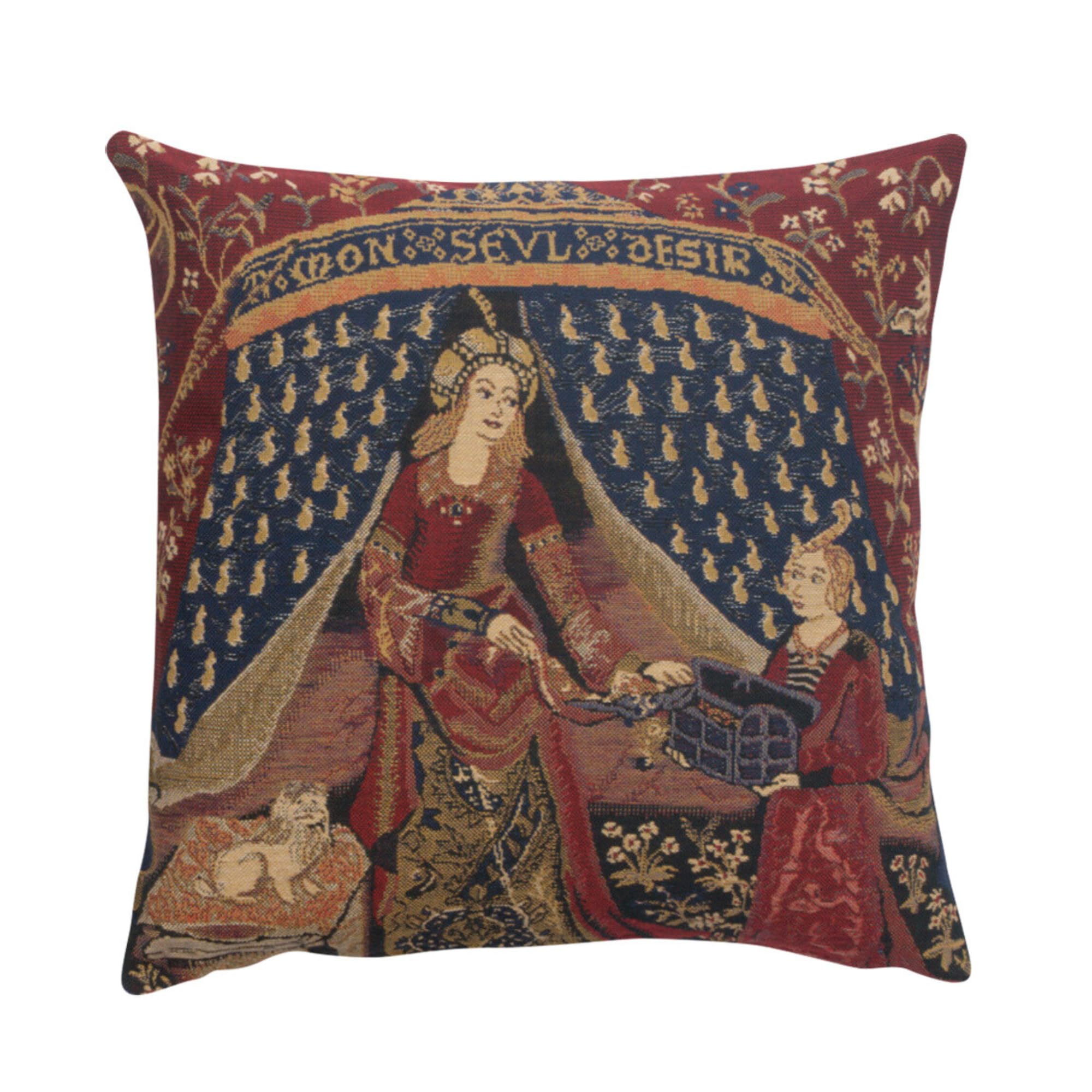 Charlotte Home Furnishings Inc. C My Only Desire Square Throw Pillow Cover - 16 X 16 Decorative Boho Cushion Case For European C