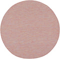 Nourison Positano Indoor/Outdoor Rainbow 6' X Round Area Rug, Easy Cleaning, Non Shedding, Bed Room, Living Room, Dining Room, B