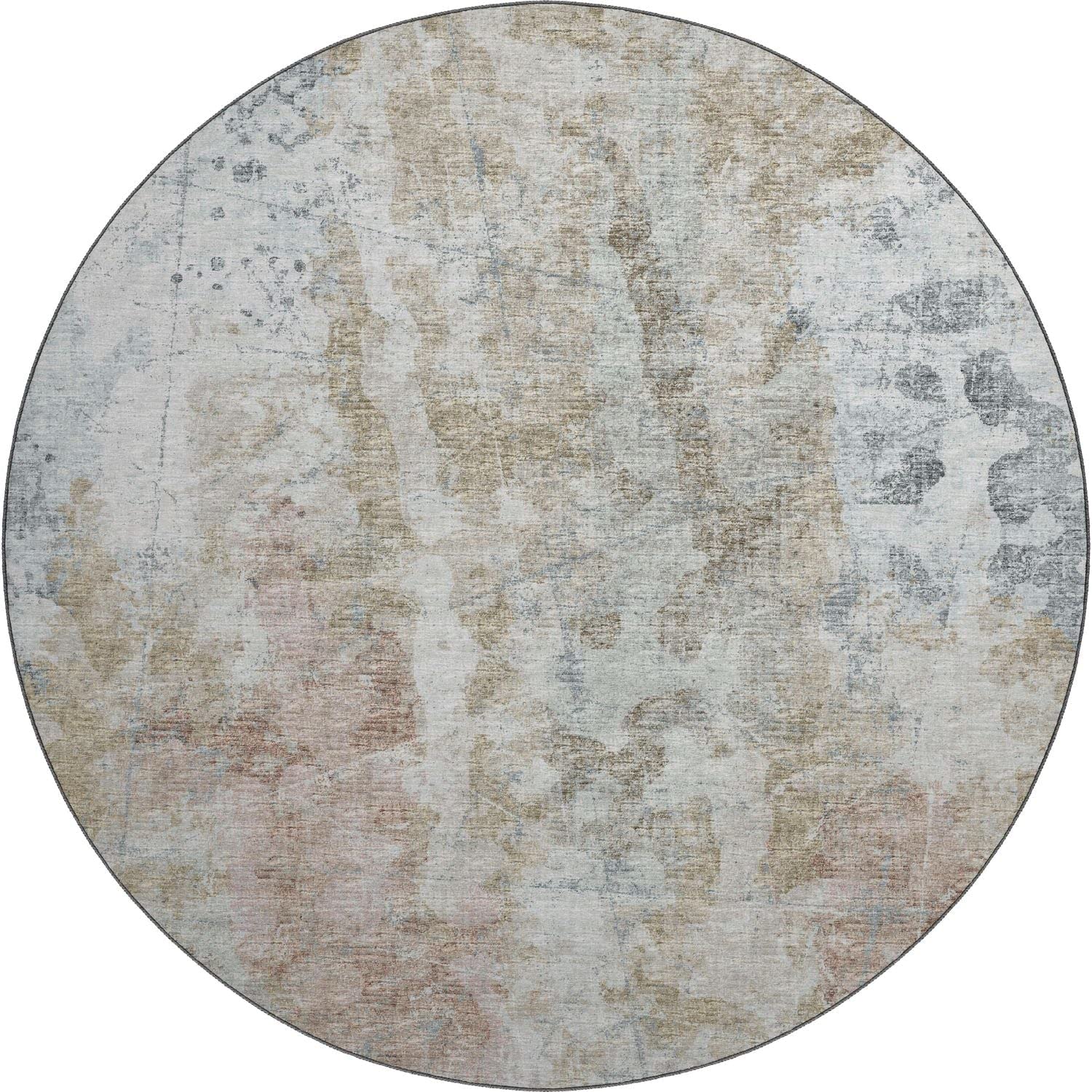Camberly Cm3 Black Casual Rug Round 8' X 8'