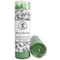 Money Drawing Scented 7 Day Soy Herbal Spell Candle (Fixed) | Handmade with Herbs & Essential Oils | Wealth, Abundance, Prosperi