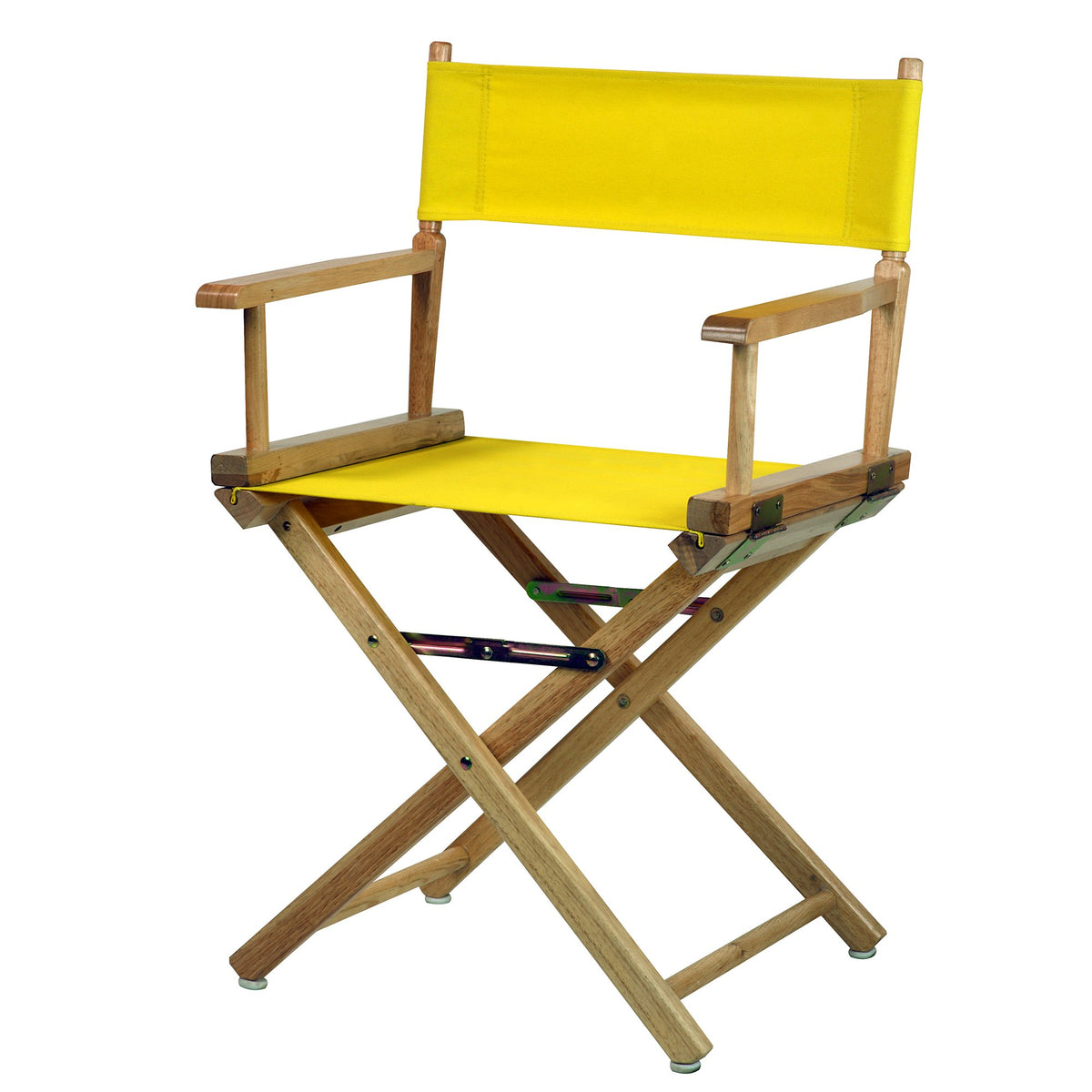 Casual Home 18&quot; Director'S Chair Natural Frame With Yellow Canvas