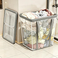 2 Pack Collapsible Laundry Hamper Mesh Laundry Caddy 64L Large Capacity
