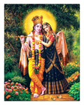 Artx Canvas Radha Krishna Wall Painting, Big Size Wall Art Painting For Living Room, Bedroom, Multicolor, Abstract, 45.0 X 58.0 