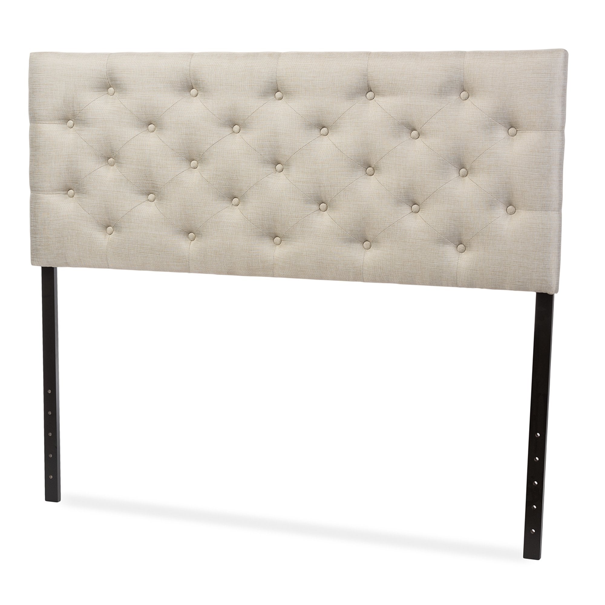 Baxton Studio Viviana Headboard, Queen, Light Beige