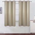 Lemomo Teal Blackout Curtains 34 X 63 Inch Length/Set Of 2 Curtain Panels/Thermal Insulated Room Darkening Blackout Curtains For